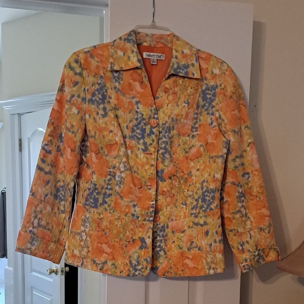 Coldwater Creek Women's Multicolor Blazer
